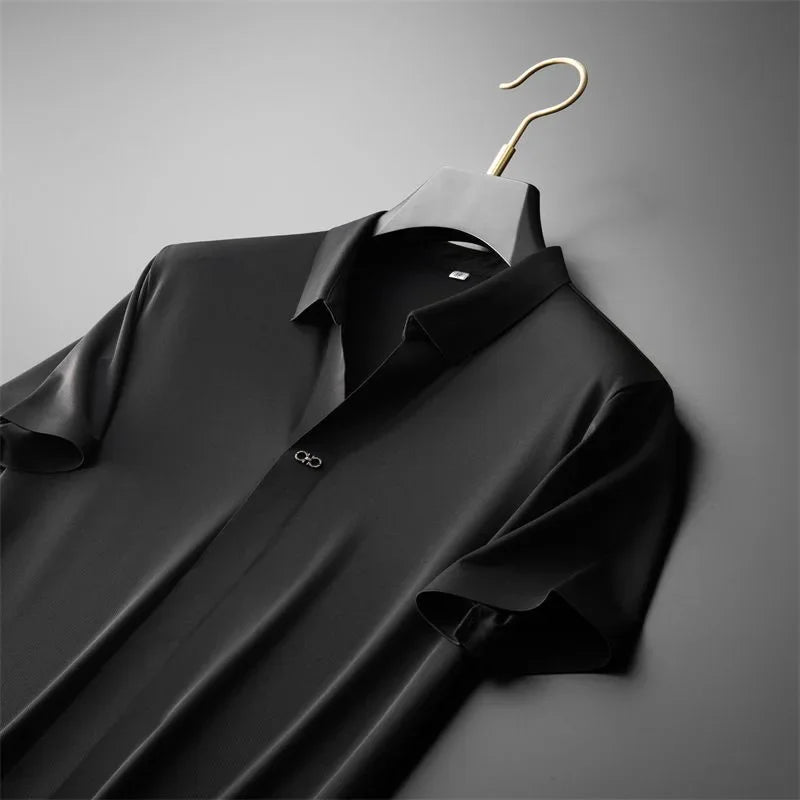 Ice Silk T-Shirt & Pants Set