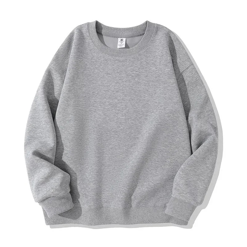 Casual Loose Fit Round Neck Sweatshirt