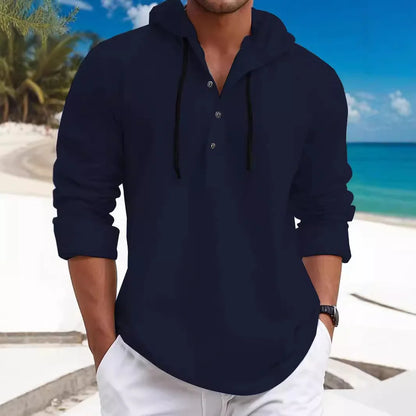 Hooded Twill Shirt