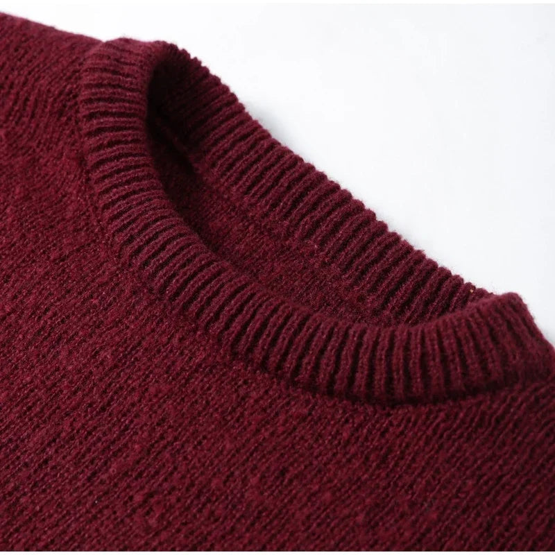 O-Neck Long Sleeve Outfit