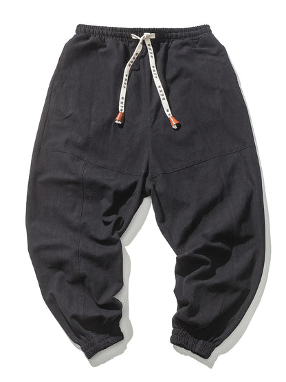 Zen Flow Oversized Linen Harem Pants