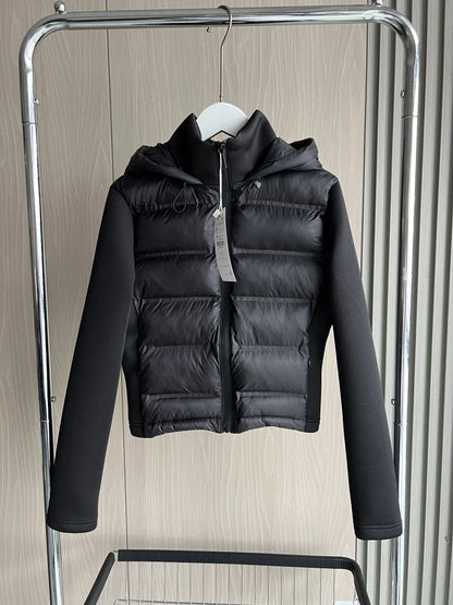 Women’s Lightweight Down Jacket — Warm Hooded