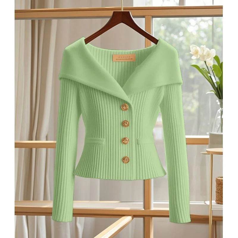 High-Quality Knitted Cardigan Sweater