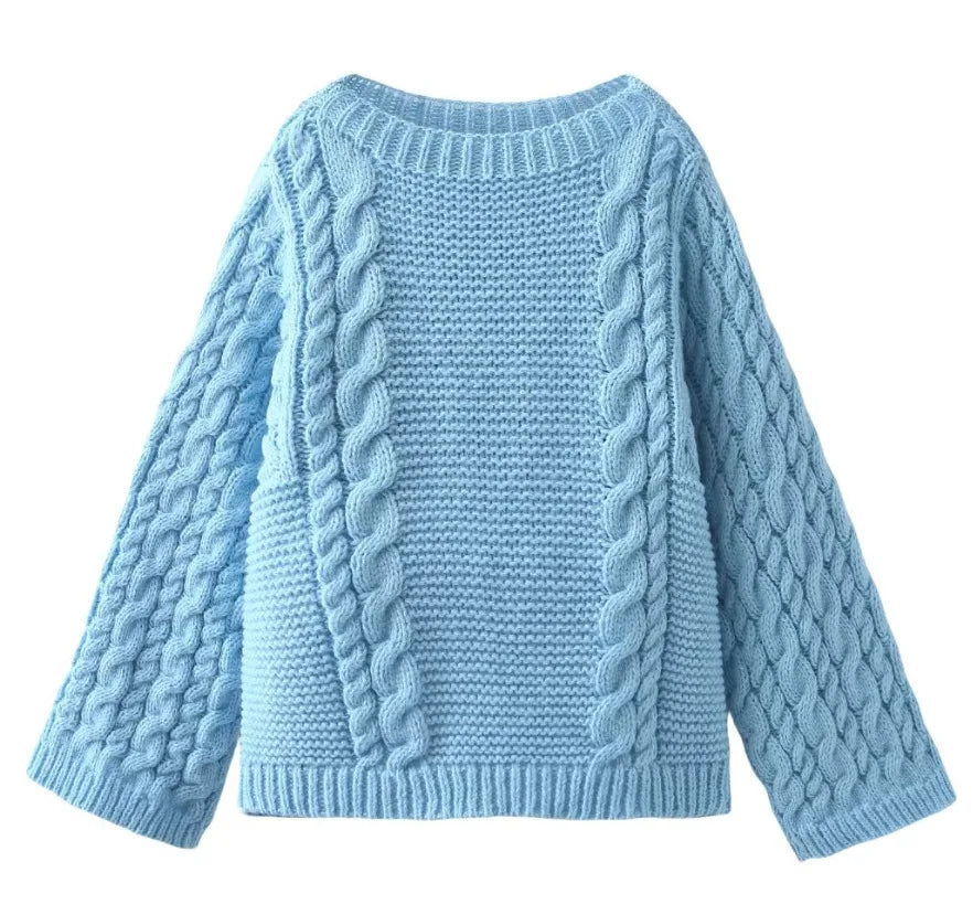 Twist Loom Chunky Knit Pullover Sweater