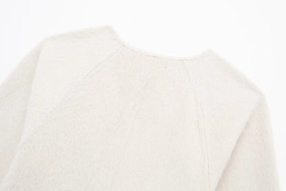 Buckle Wool Blend Coat