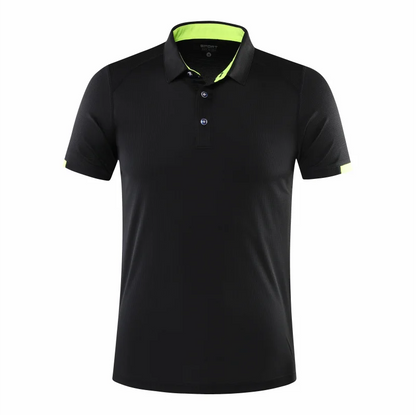 Swift Dry Lapel Polo Fitness Shirt