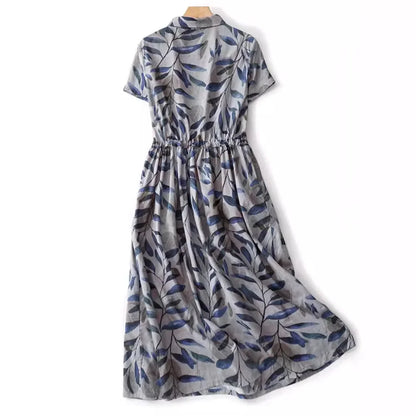Sunlit Muse Cotton Shirt Dress