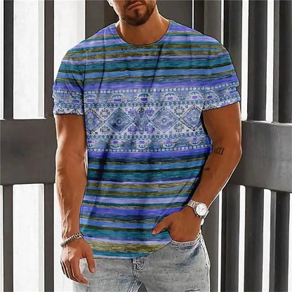 3D Floral Henley Shirt