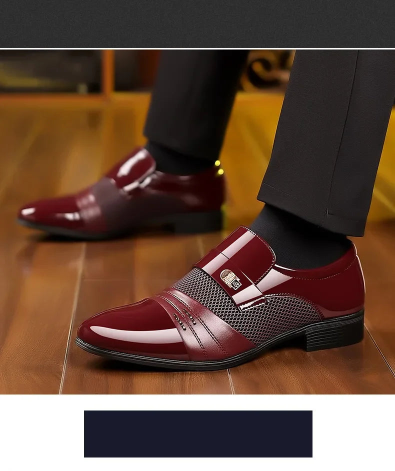 Regal Step Wine Red Loafers
