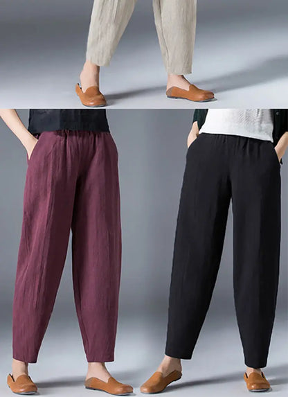 Breezy Ease Cotton Harem Pants