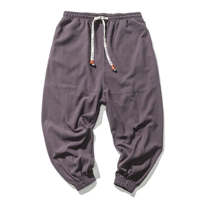 Zen Flow Oversized Linen Harem Pants