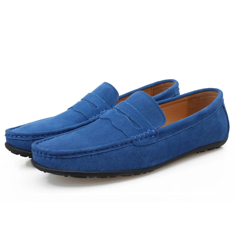 Stylish Suede Driving Loafers