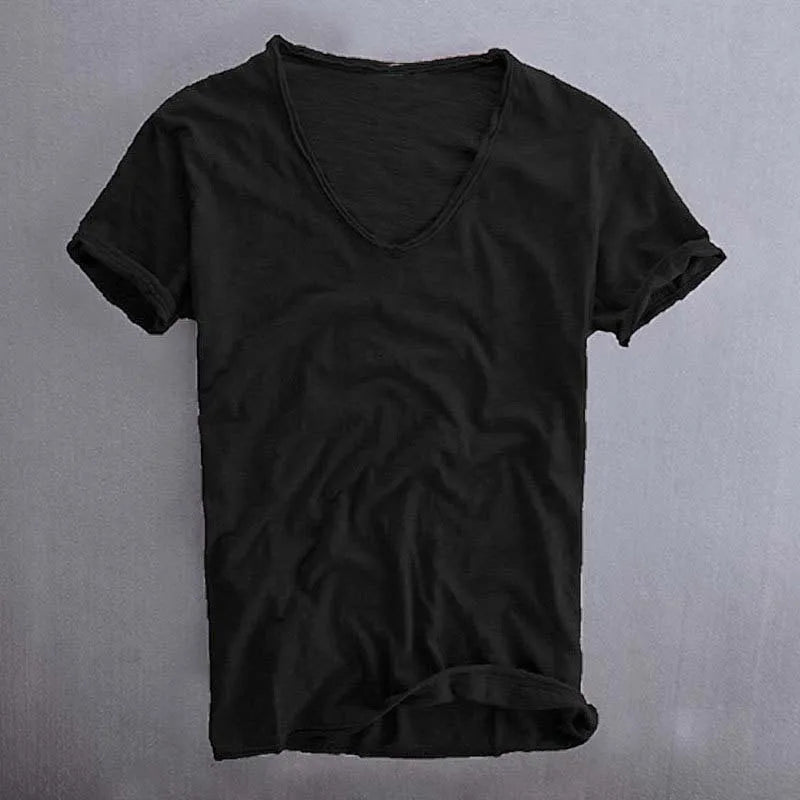 Swag V-Neck Hip Hop Tee for Men