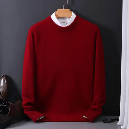 Men's Warm Cashmere Knit Sweater
