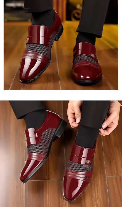 Regal Step Wine Red Loafers