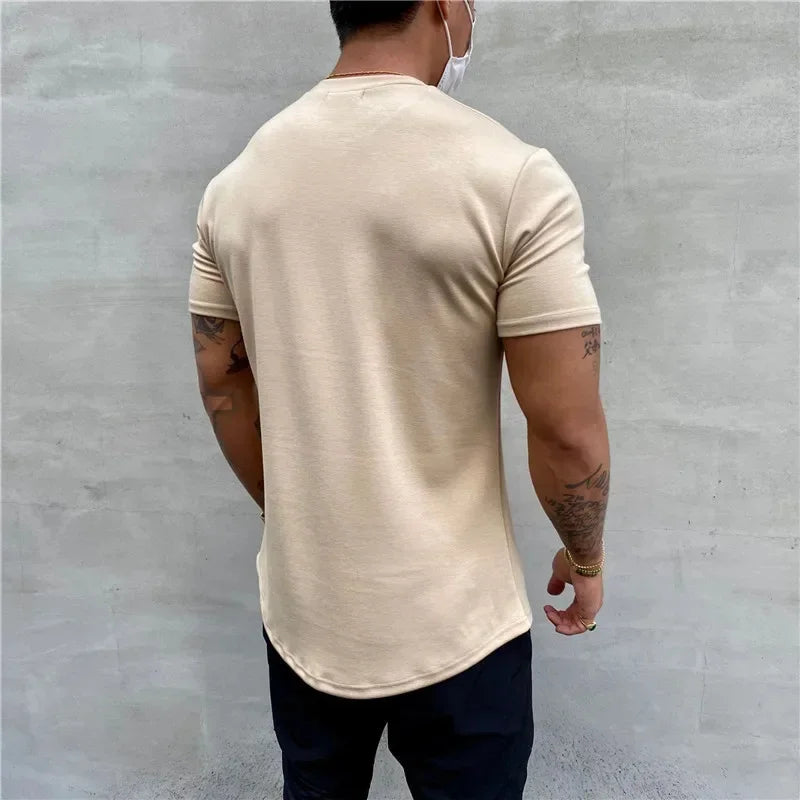 Slim Fit Cotton Gym T-Shirt