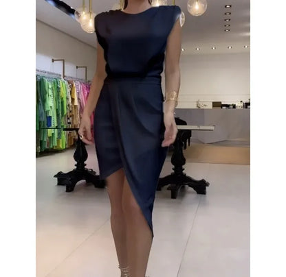 Urban Allure Asymmetric Bodycon Dress