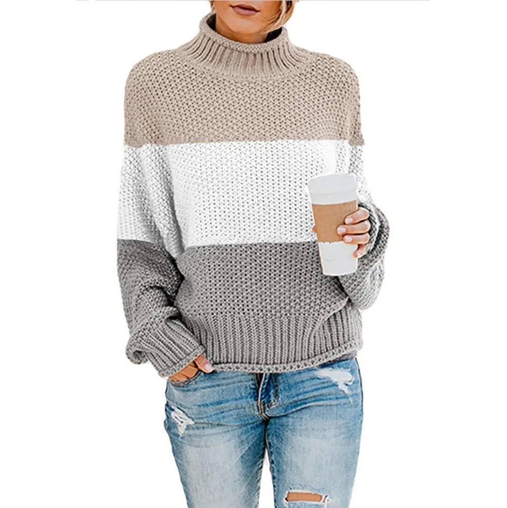 Snug Aura Turtleneck Knit Sweater