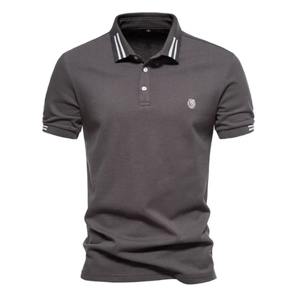 Cotton Solid Men's Polo