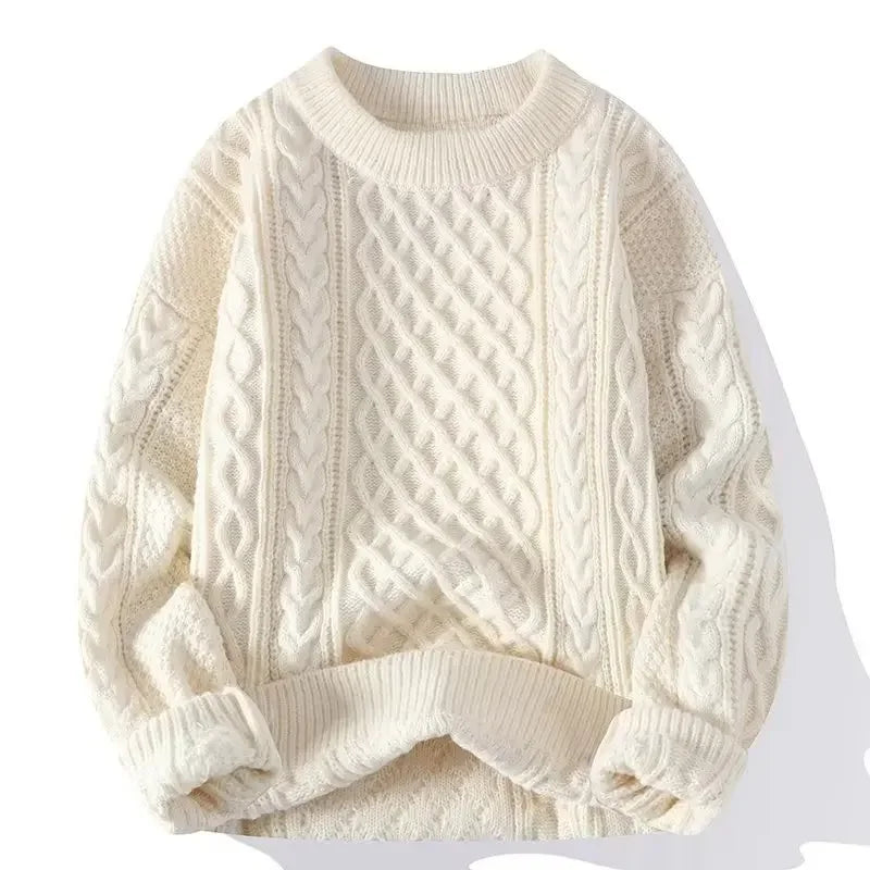 Cozy Knit Crewneck Sweater