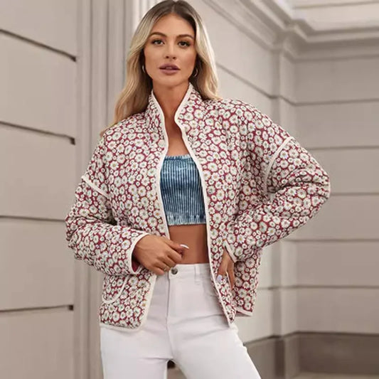Boho Blossom Padded Jacket