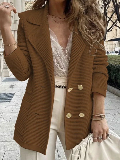 Double Breasted Blazer Coat