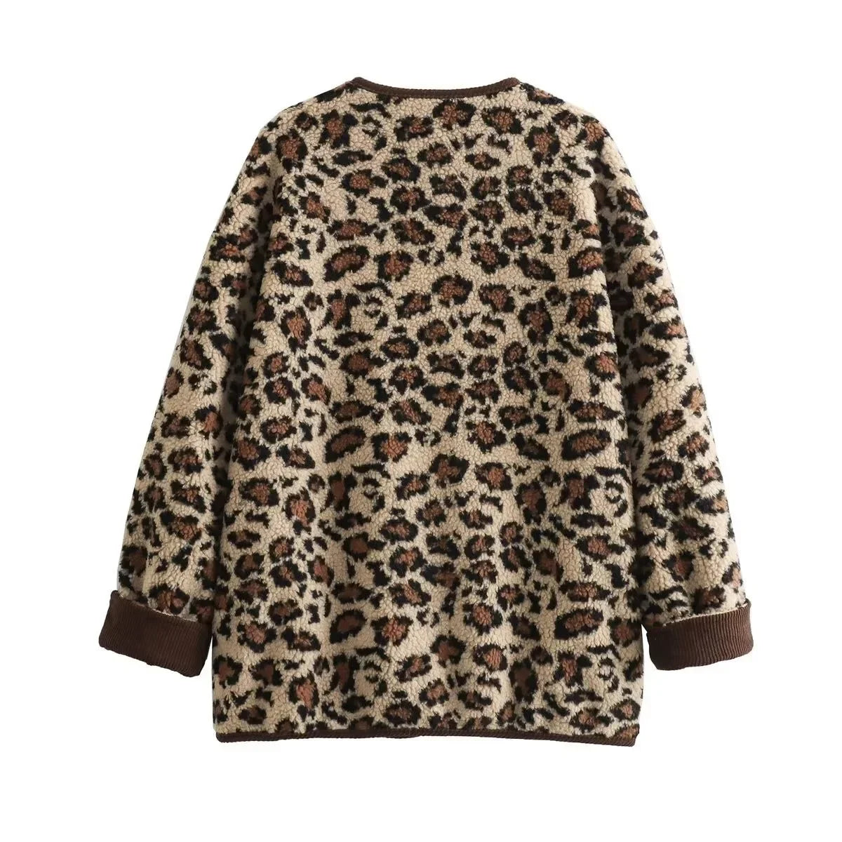 Chic Leopard Print Jacket