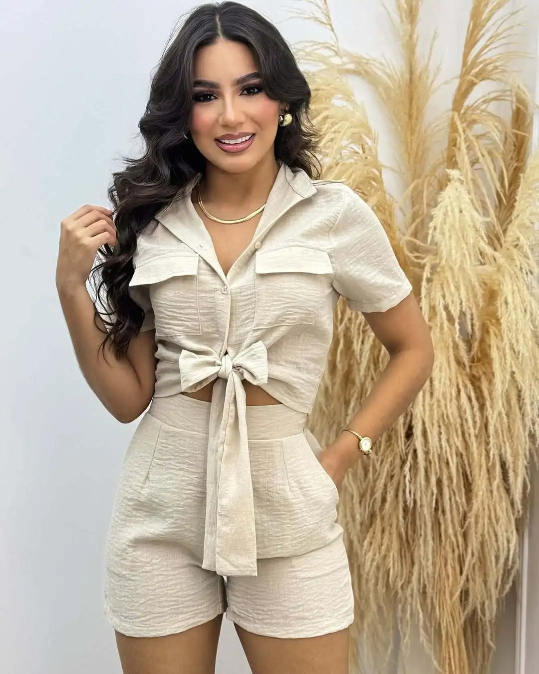 Summer Pocket Shorts Set