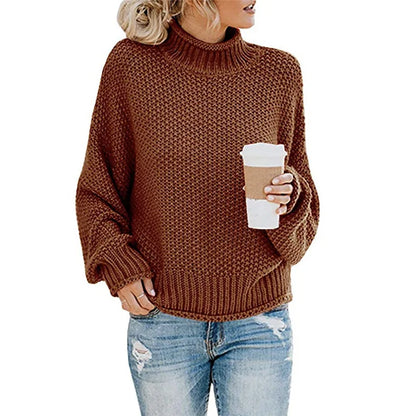 Snug Aura Turtleneck Knit Sweater