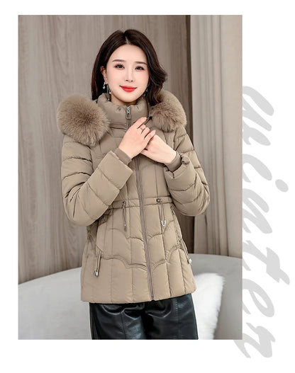 Padded Hooded Down Jacket