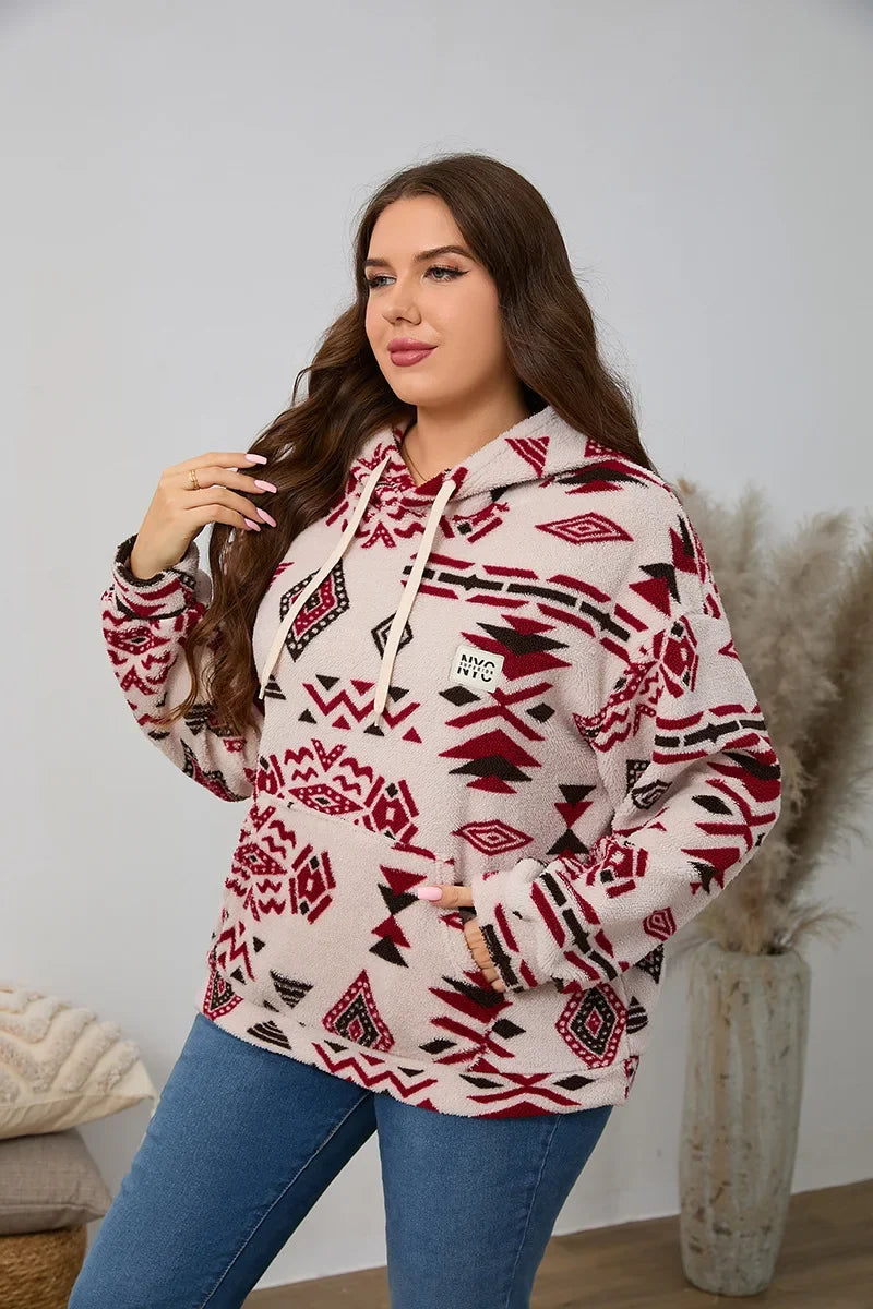 Cozy Hood Oversized Fluffy Hoodie