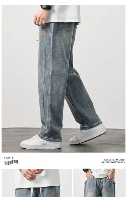 Letter Print Jeans
