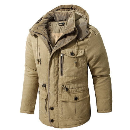 Mountain Trail Hooded Fleece Parka