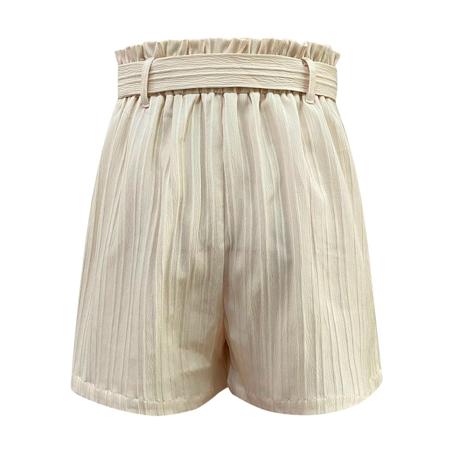 High Waist Linen Shorts