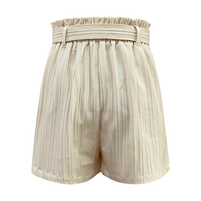 High Waist Linen Shorts