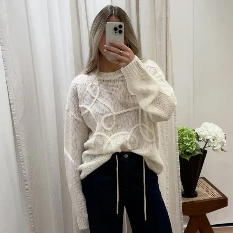 Chic Comfort Solid Knit Sweater