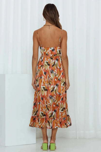 Fungus Edge Elegance Maxi Dress