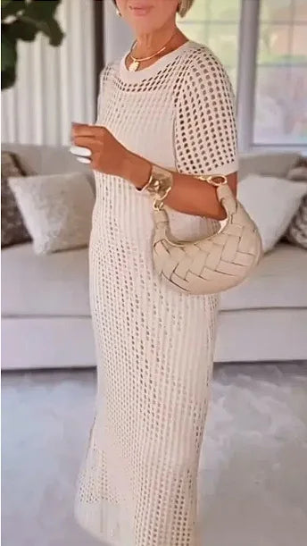 Lace Hollow Out Two-Piece Dress