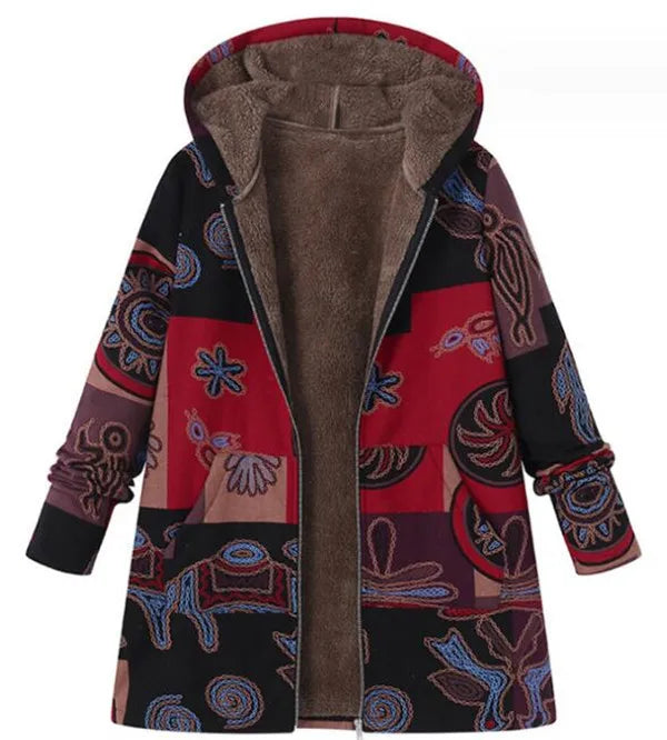 Women’s Floral Hooded Jacket
