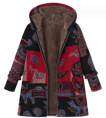 Women’s Floral Hooded Jacket