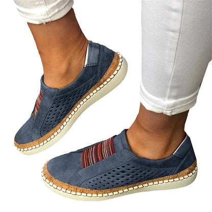 Breathable Mesh Hollow Flat Shoes