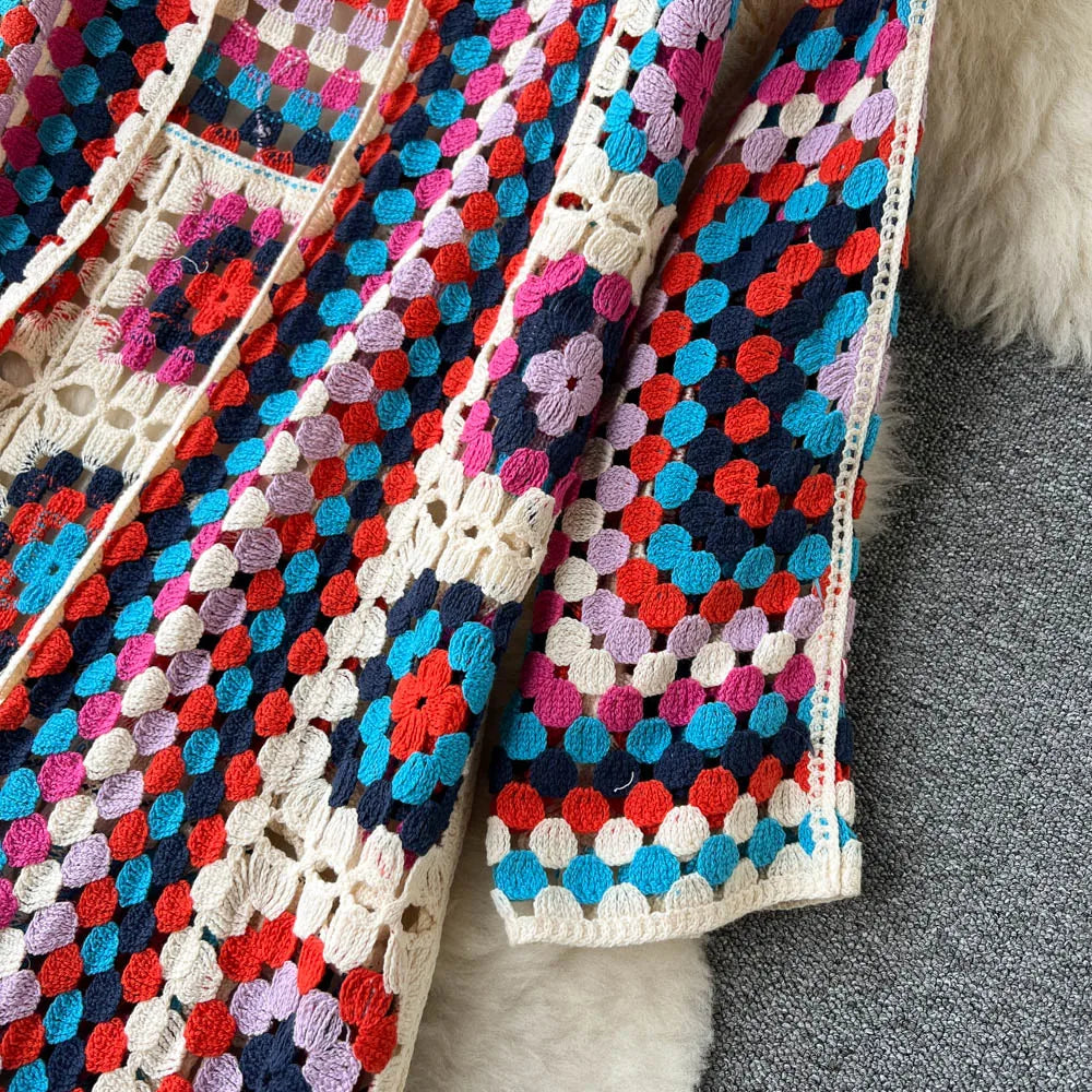 Vintage Bloom Floral Knit Cardigan