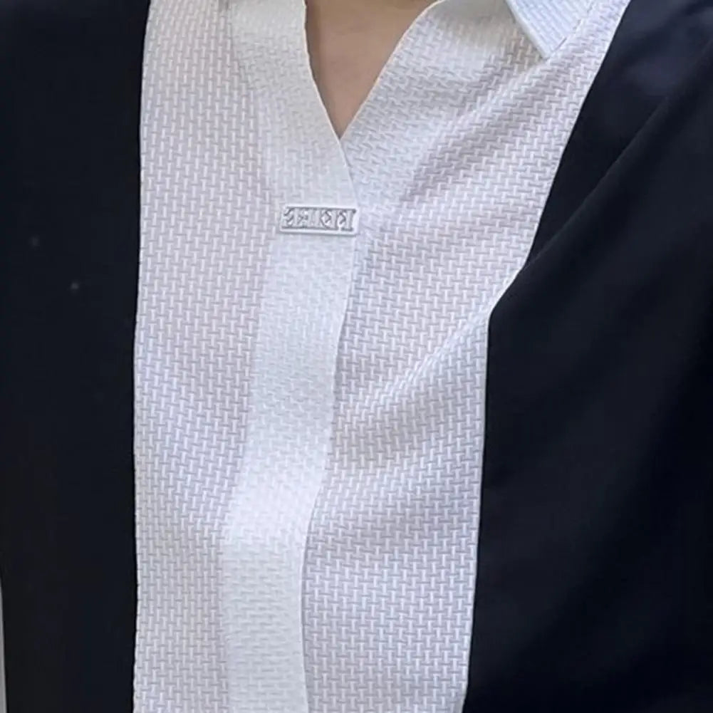 Modern Solid Color Business Shirt