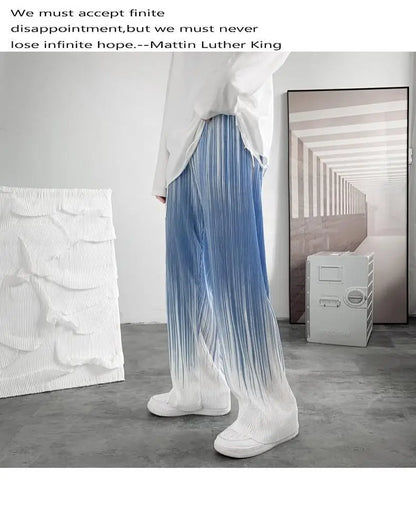 Silken Flow Harajuku Wide Leg Pants