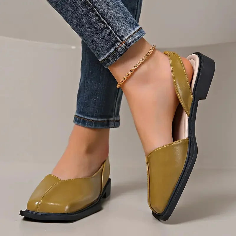 Elegance Ease Square Toe Sandals