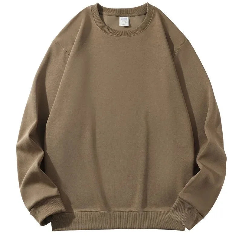Casual Loose Fit Round Neck Sweatshirt