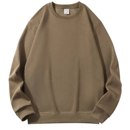 Casual Loose Fit Round Neck Sweatshirt
