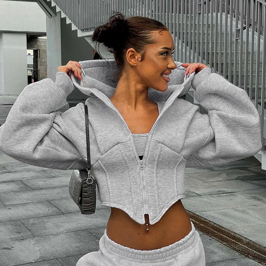 Cozy Nova Fleece Zip Hoodie Jacket
