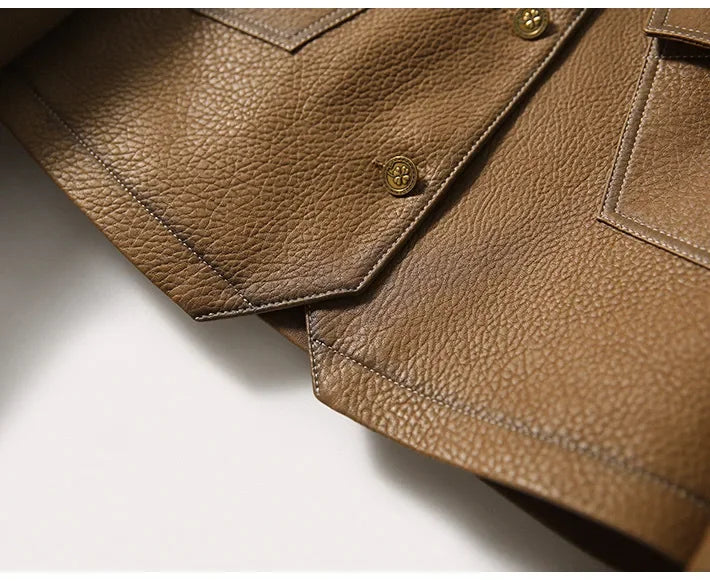 Rebel Gleam Slim Moto Leather Jacket