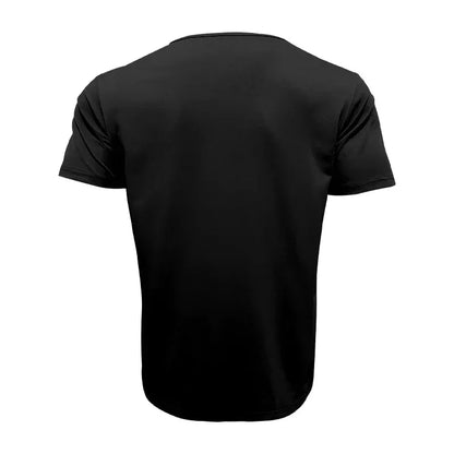 Men’s U-Neck Solid Casual T-Shirt